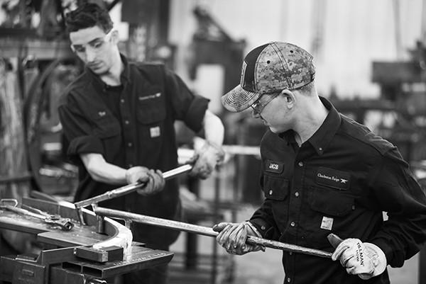 men forging steel factory made in America