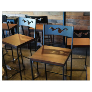 Charleston Forge American Made Appalachian Mountain Brewery Custom Barstools