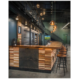 Charleston Forge American Made Booneshine Brewery Bar and Barstools