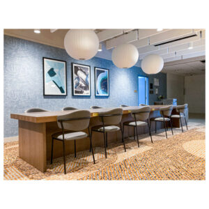 Charleston Forge American Made Chicago Rosemont Holiday Inn Work Table with Power Integration