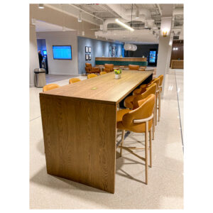 Charleston Forge American Made Chicago Rosemont Holiday Inn Work Table with Power Integration