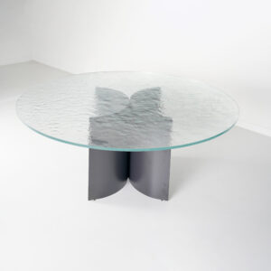 Charleston Forge American Made Custom Curved-Base Dining Table