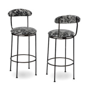 Charleston Forge American Made Custom Echo Barstool Upholstered Back