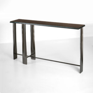 Charleston Forge American Made Custom Frontier Console with Custom Glass Top