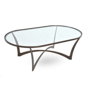 Charleston Forge American Made Custom Lotus Racetrack Oval Cocktail Table