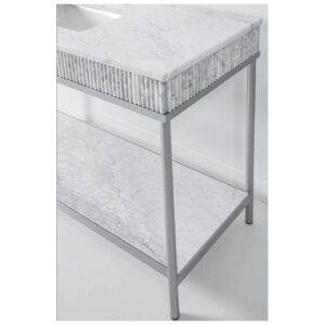 Charleston Forge American Made Custom Marble and Steel Vanity