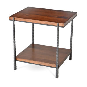 Charleston Forge American Made Custom Nash End table with Shelf
