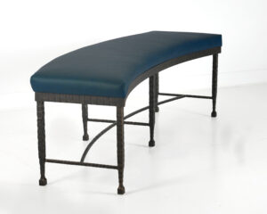 Charleston Forge American Made Custom Curved Prague Bench