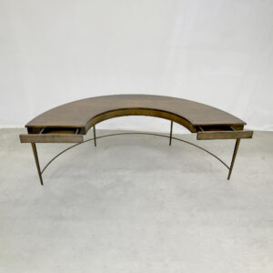 Charleston Forge American Made Custom Semi-Circular Desk with Drawers