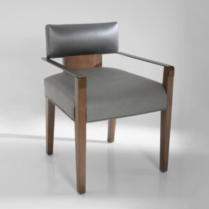Charleston Forge American Made Custom Steel Wood Arm Chair
