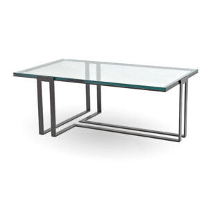 Charleston Forge American Made Custom Watson Glass-Topped Cocktail Table